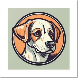 Jack Russell Terrier pretty illustration Posters and Art